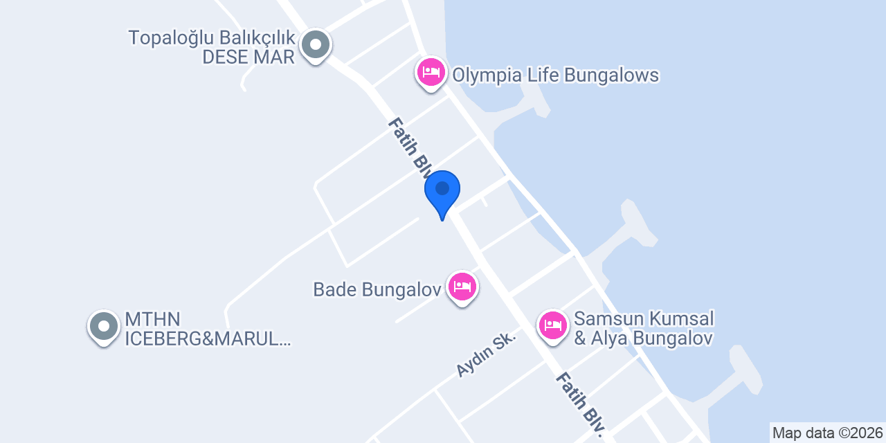 Ata Bungalov Sahil konumu