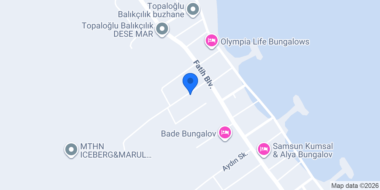 Lavinya Bungalov Samsun konumu