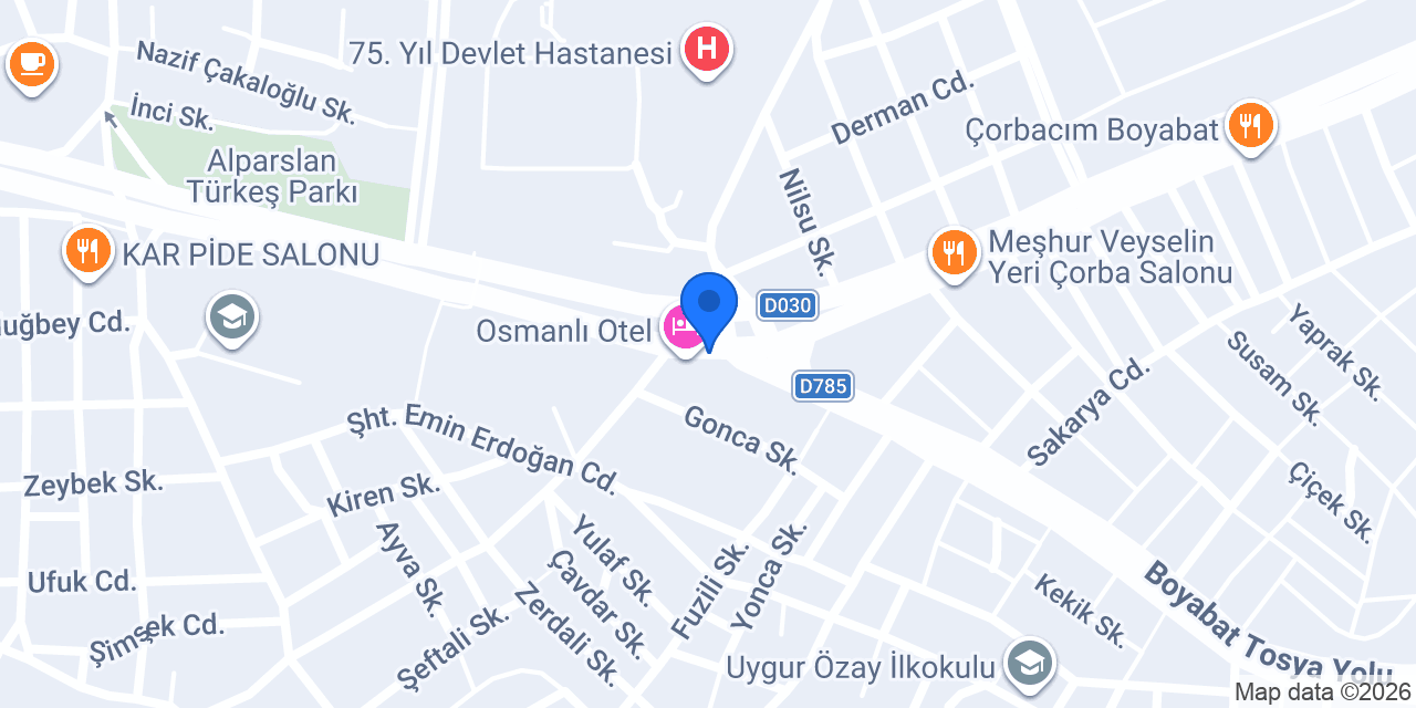 Öztürkler Et Ve Tavuk Market konumu