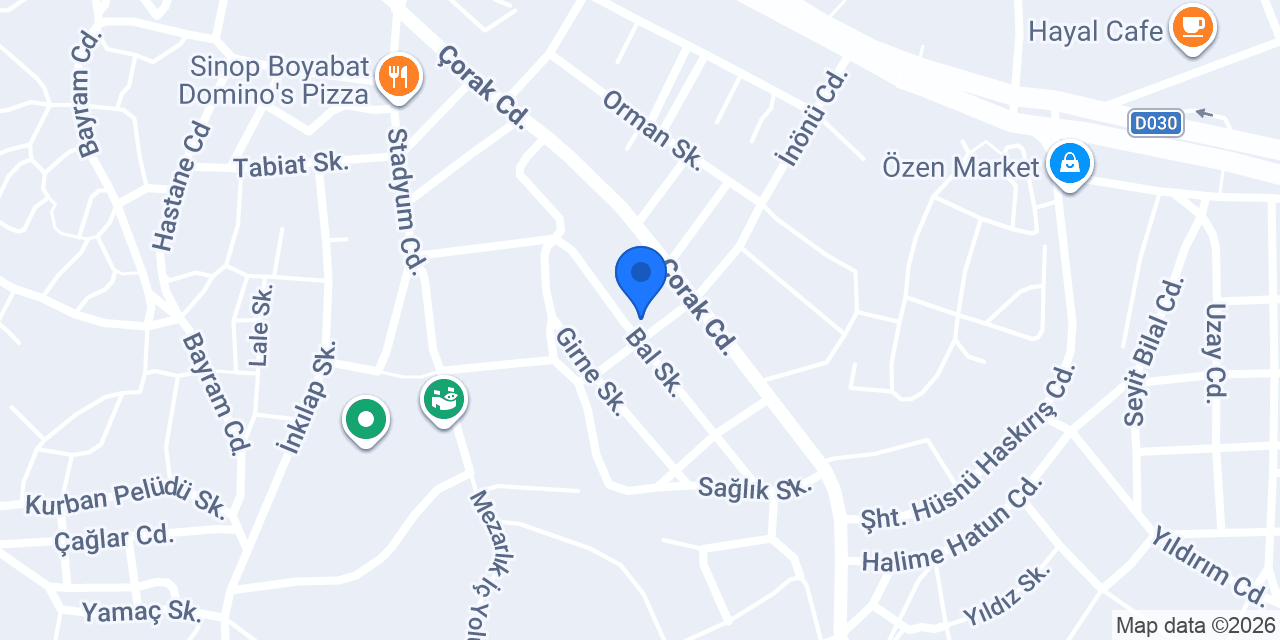 Akmercan Sinop Doğalgaz - Boyabat Ofis konumu