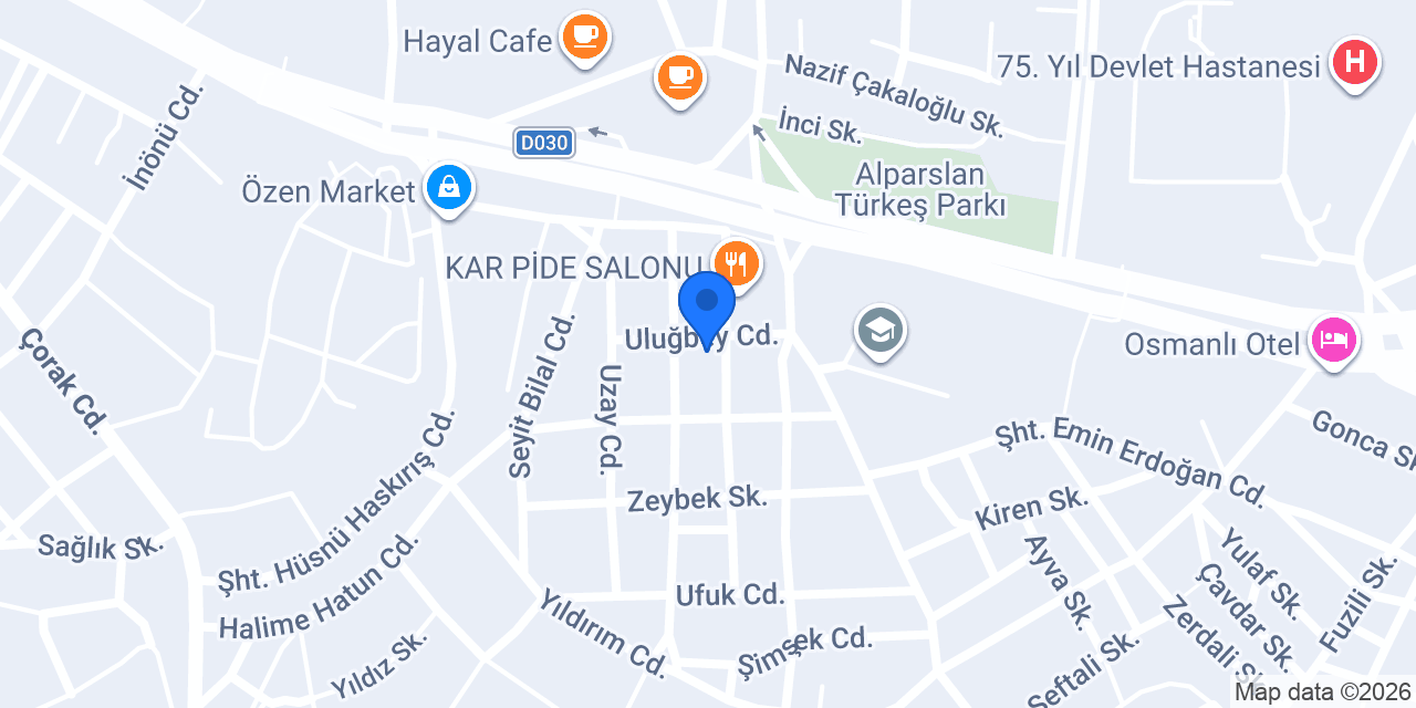 Maviş İnşaat konumu