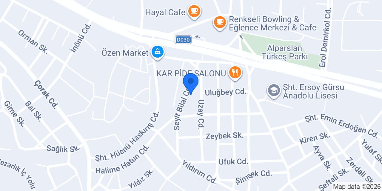 BAŞKAYA A.V.M konumu