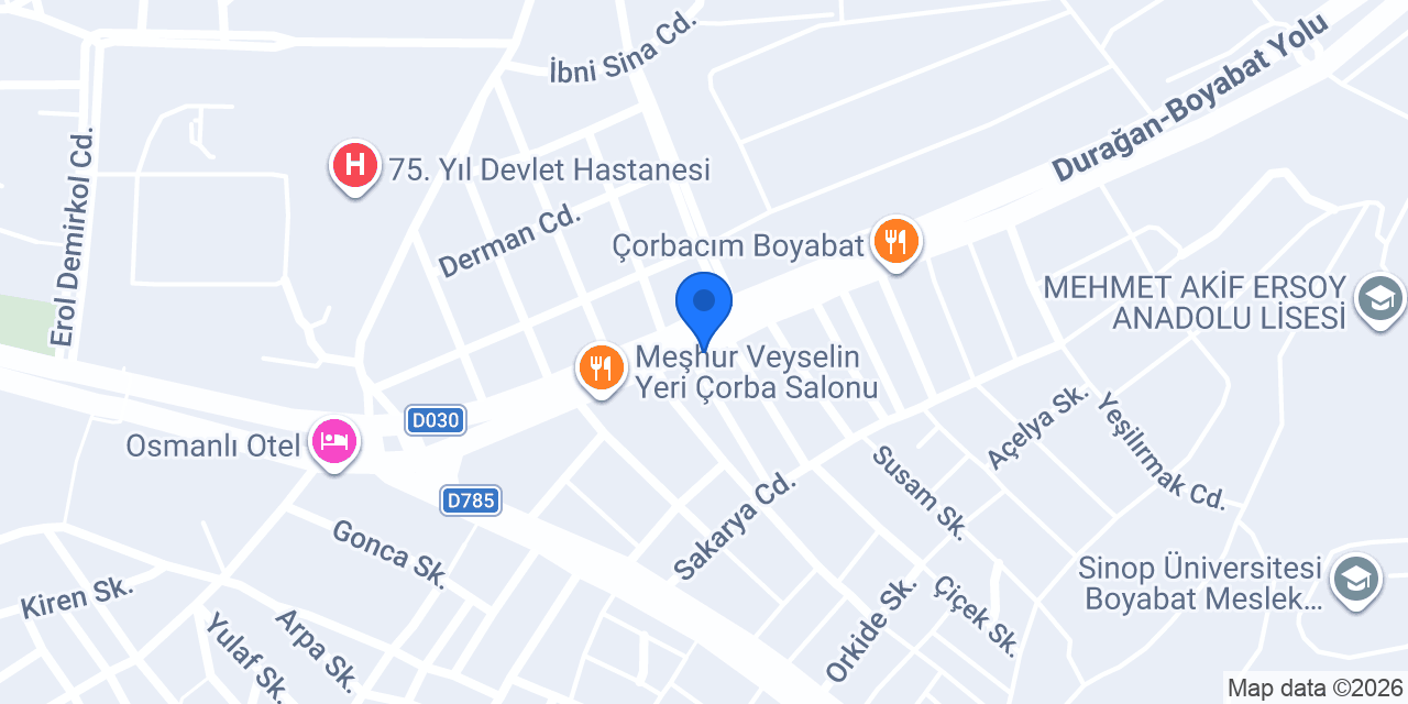 Balenzo Pilav | Boyabat Pilavcı konumu