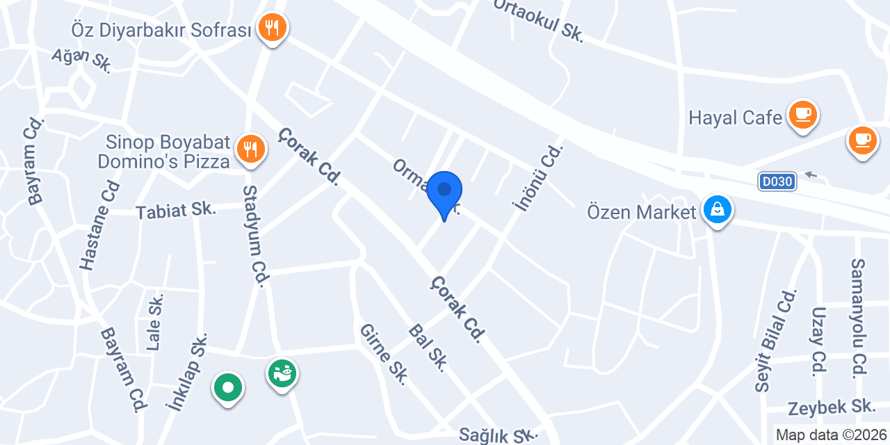Diriliş Oscar Rent a Car konumu