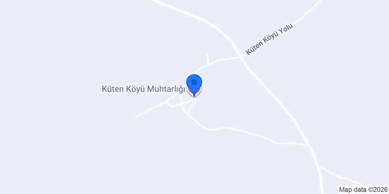 Küten Köyü Muhtarlığı konumu