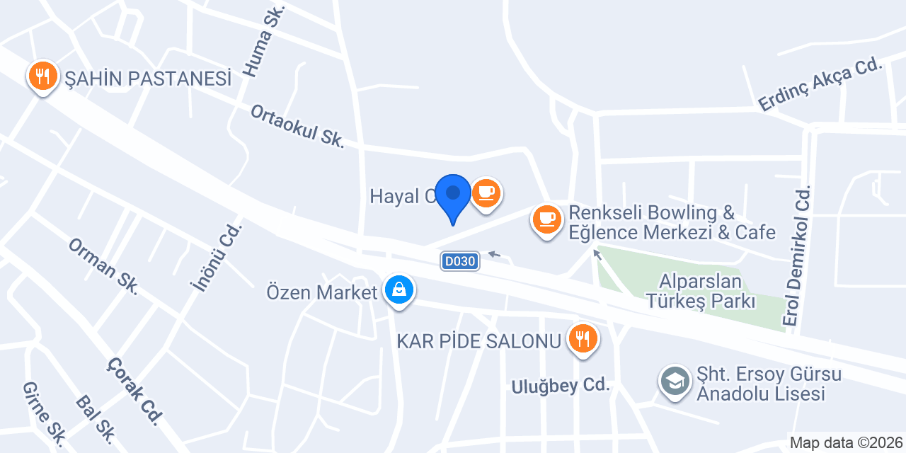 tadım dondurma ve künefe konumu