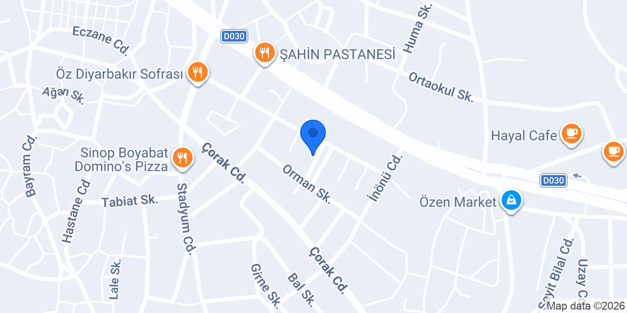 1000A Yapı Malzemeleri konumu