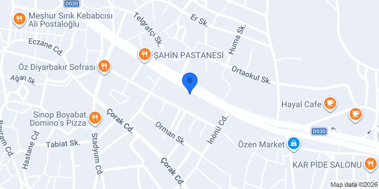 Önder Mobilya (Merkez) konumu