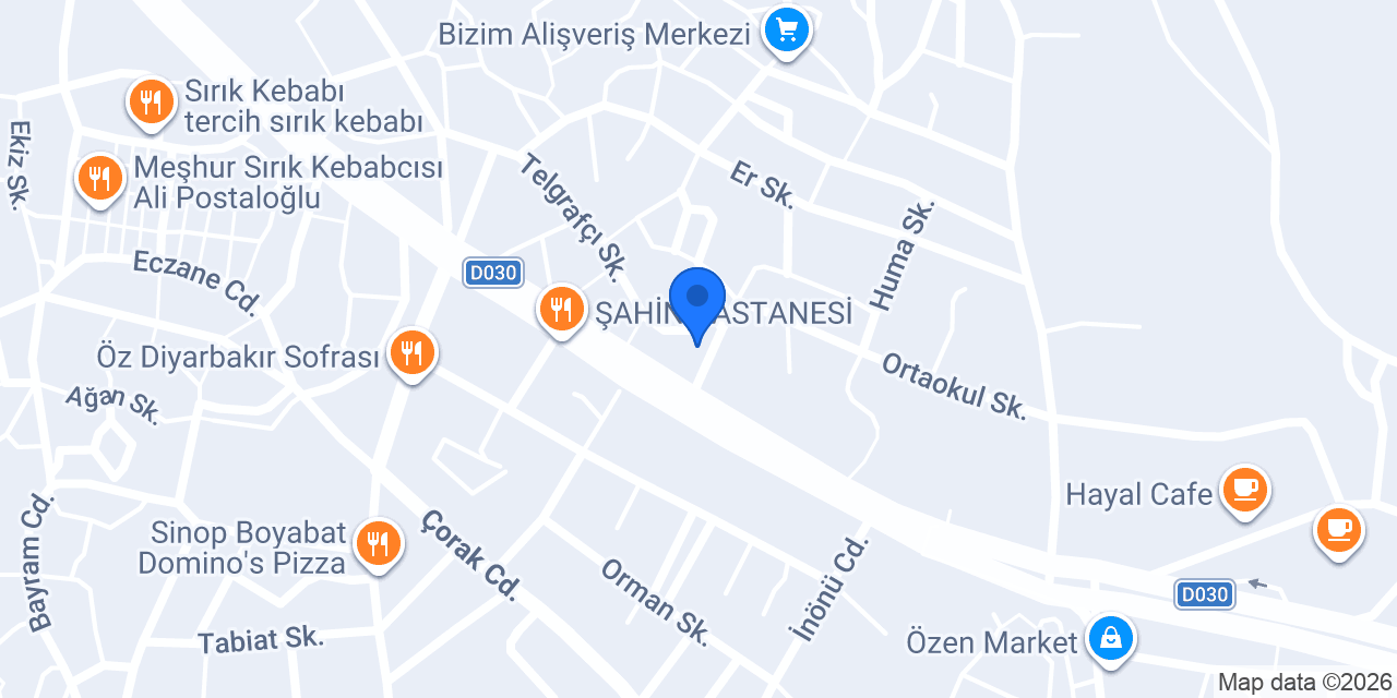 Boyabat Yaşam Aile Sağlık Mrk. konumu