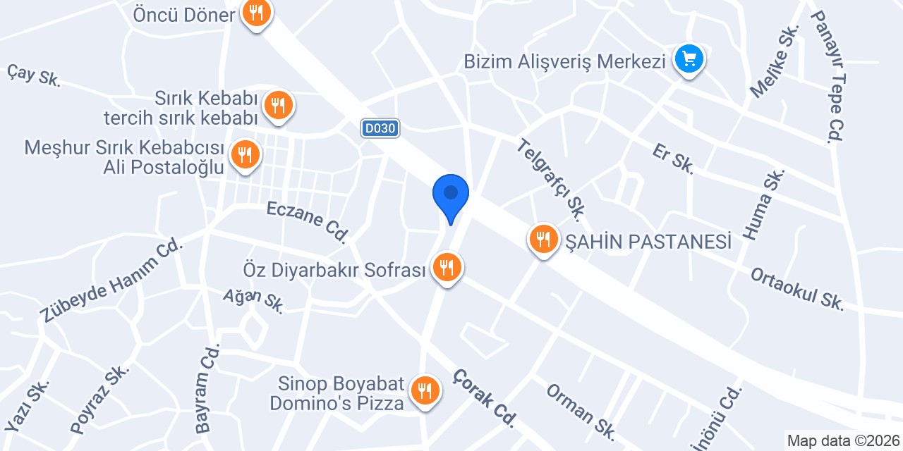 Hayat Eczanesi konumu