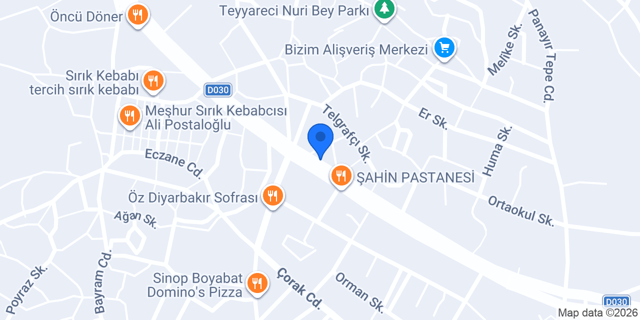 Yeni Eczanesi konumu