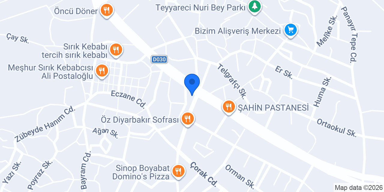 Dörtyol Lokantası konumu