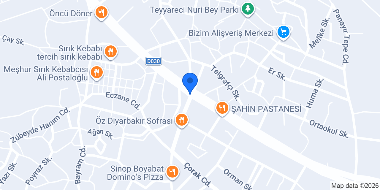 Gaziantep Sofrası konumu