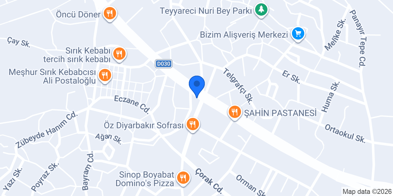 Derya organizasyon konumu