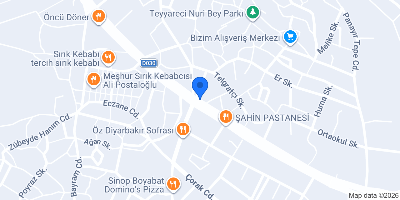 Metmar Market konumu