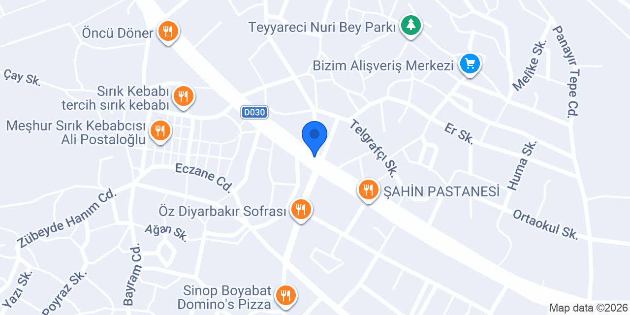 Şahin Eczanesi konumu