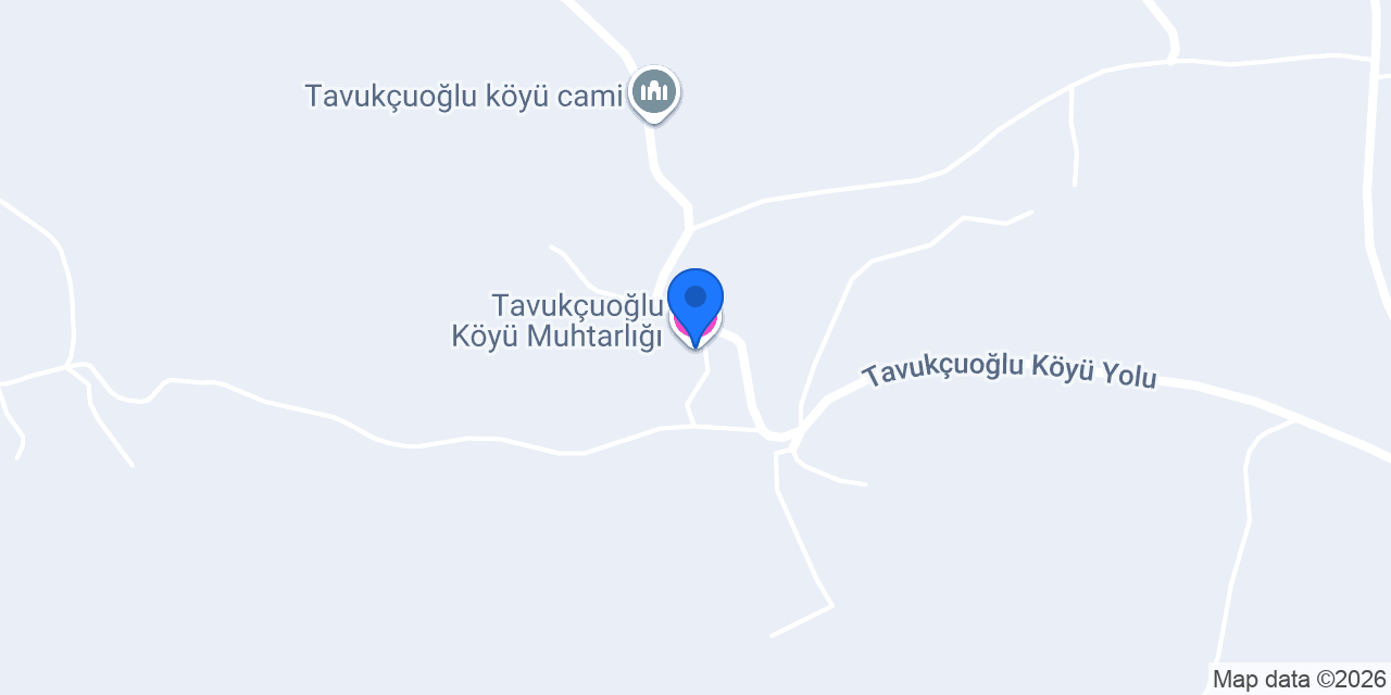Tavukçuoğlu Köyü Muhtarlığı konumu