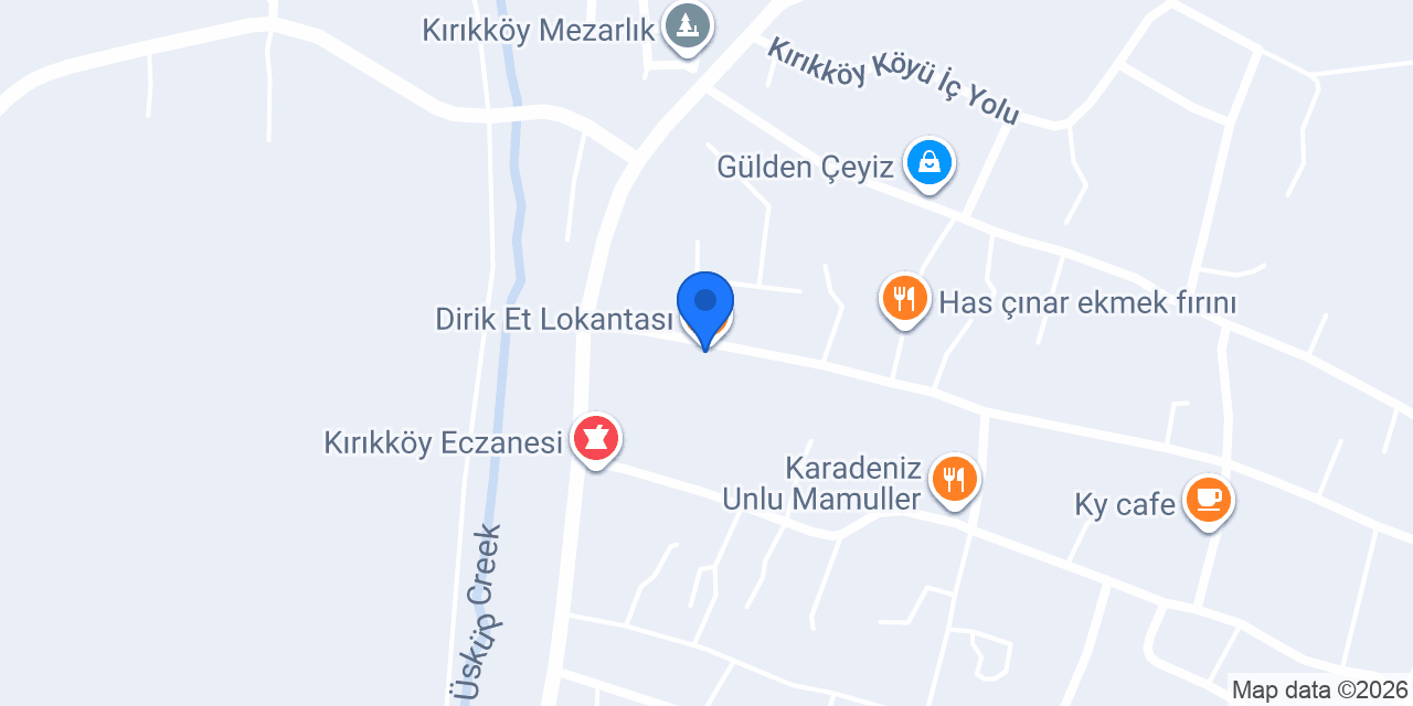 Dirik Et Lokantası konumu