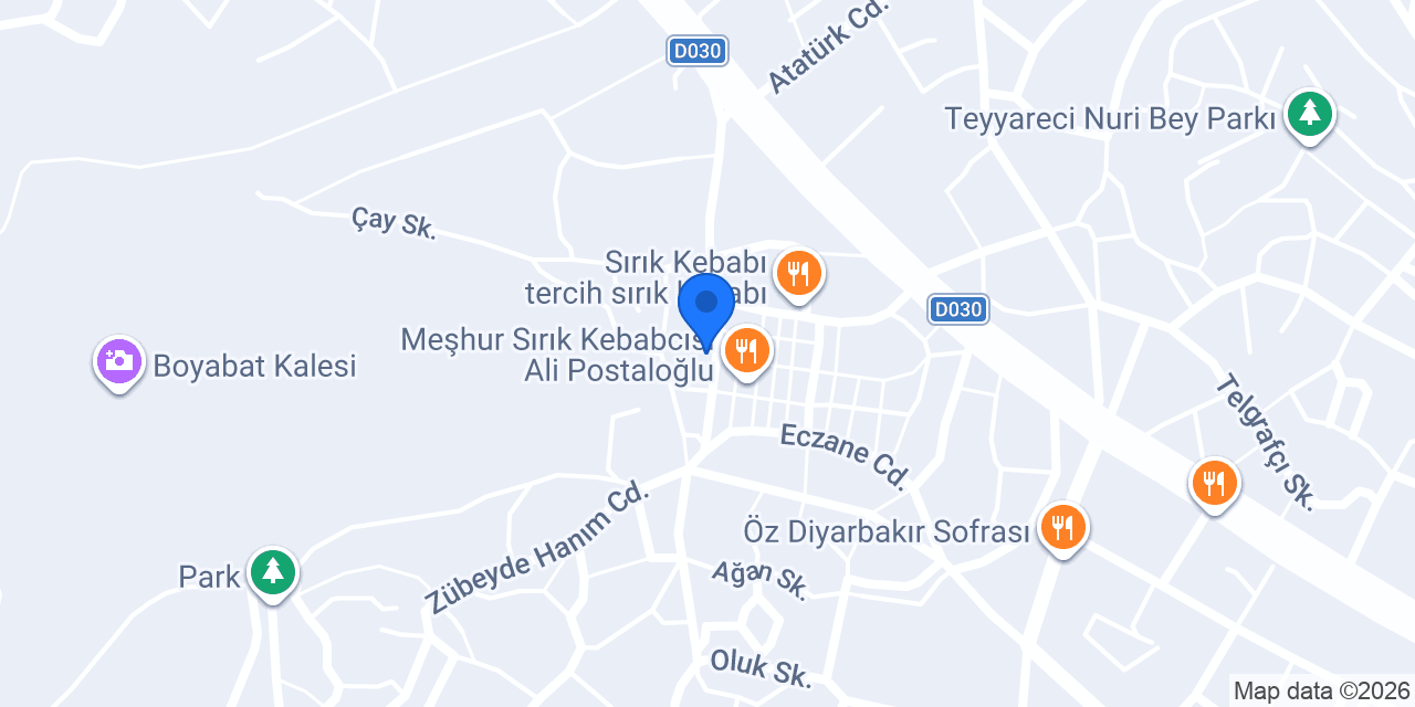 Boyabat Eczanesi konumu
