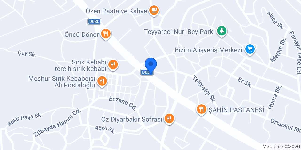 Gözde Optik konumu