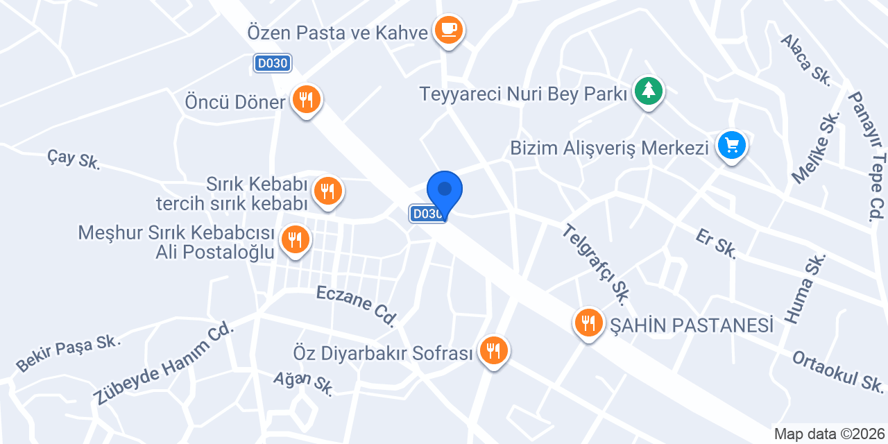 AYYILDIZ ERKEK KUAFÖRÜ konumu