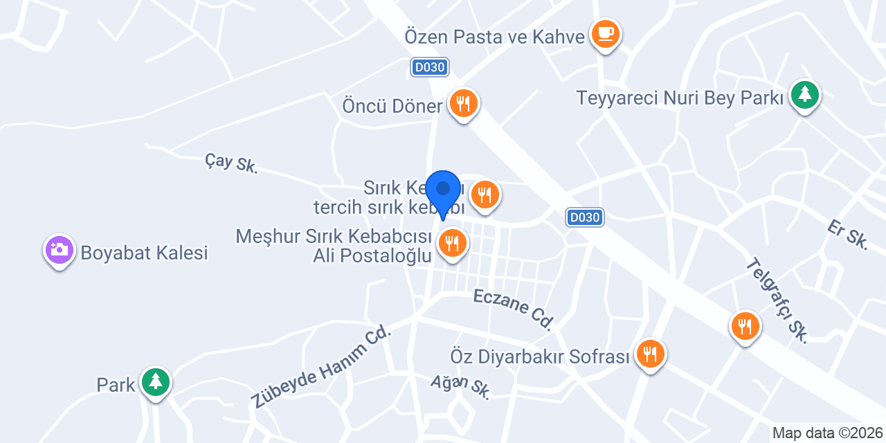 Sütçüoğlu konumu