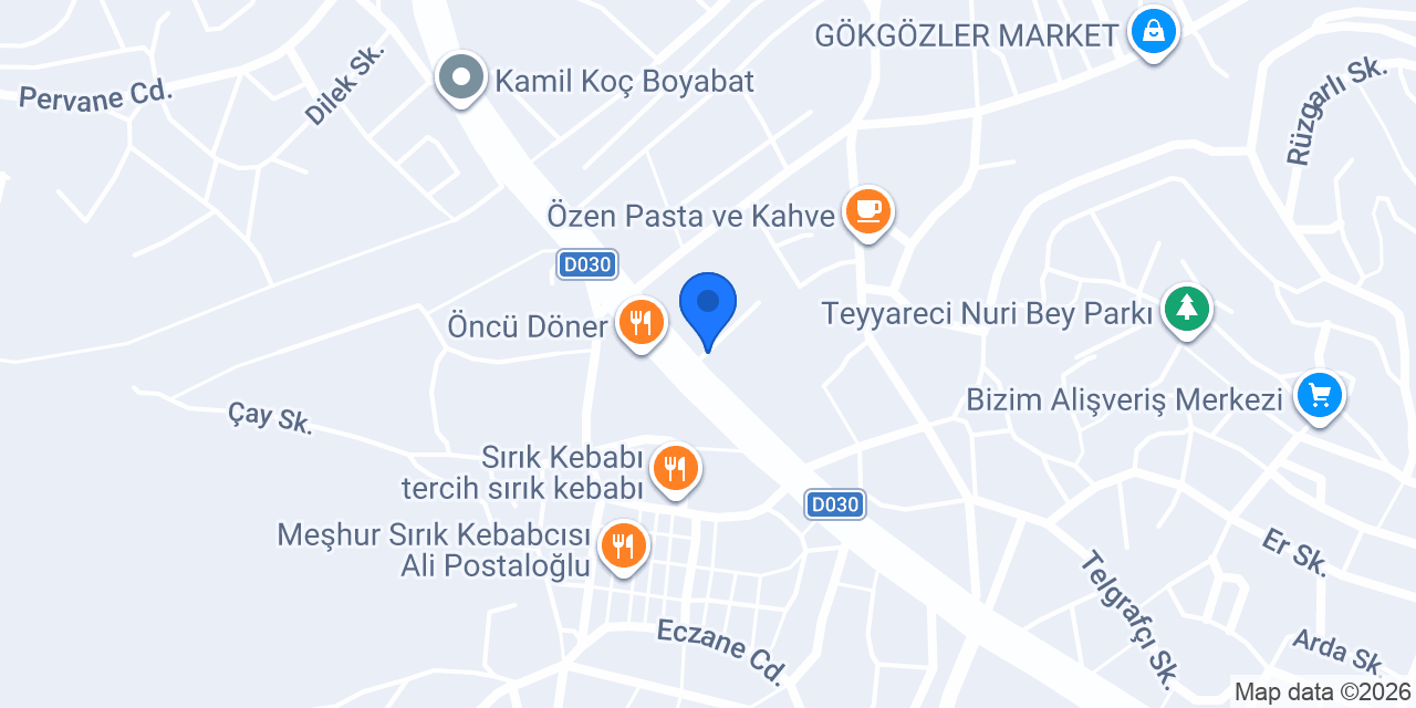 Türkiye İş Bankası Boyabat/Sinop Şubesi konumu