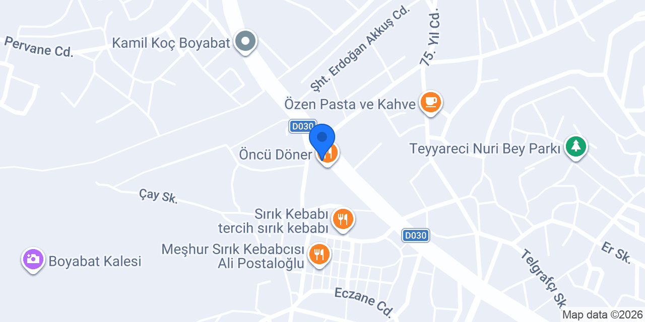 Aygaz Tüp Bayisi konumu