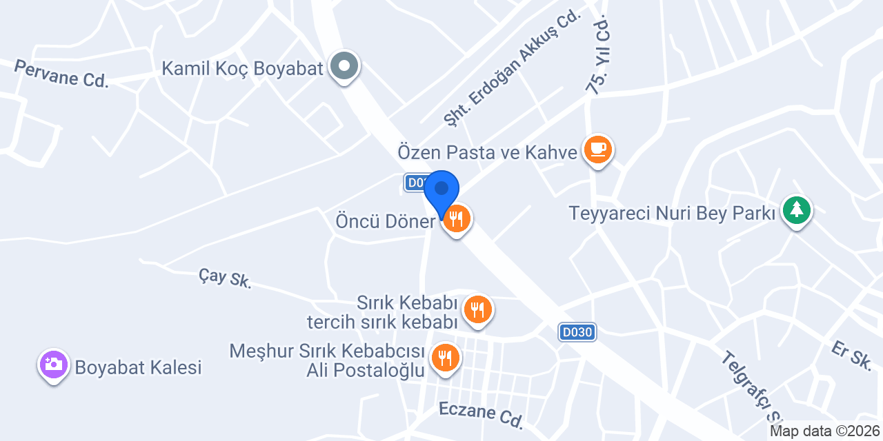 Boyabat Merkez Lokantası konumu