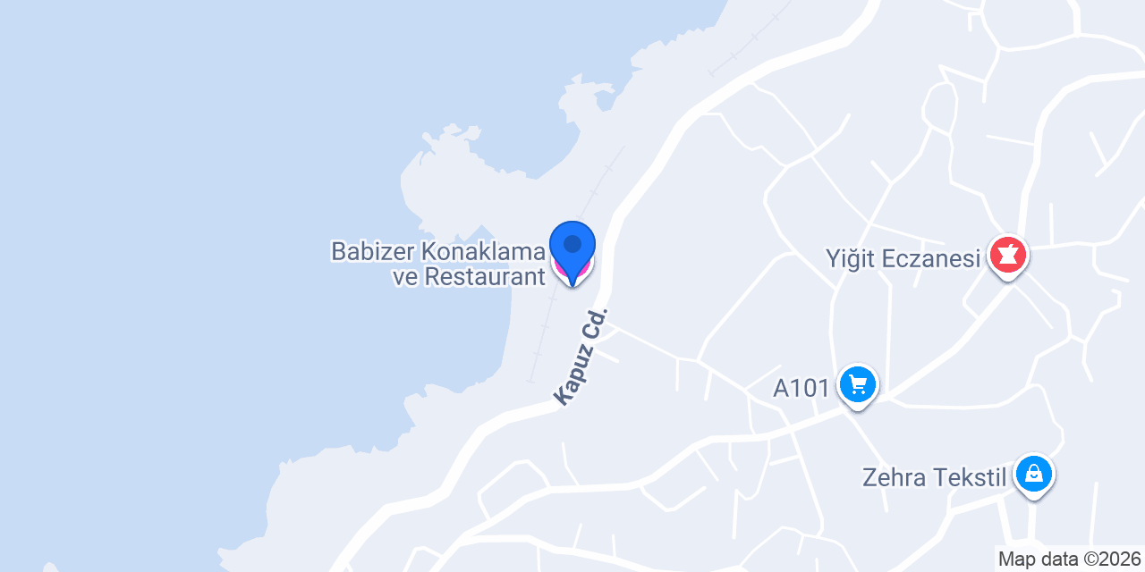 Babizer Konaklama ve Restaurant konumu
