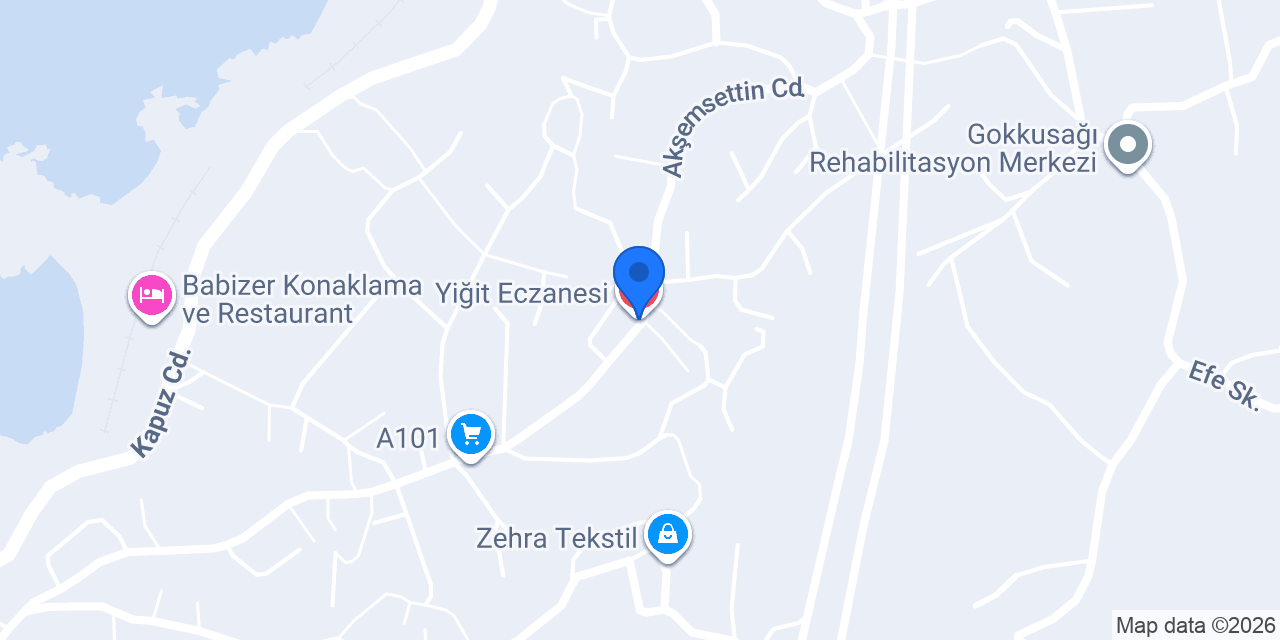 Yiğit Eczanesi konumu