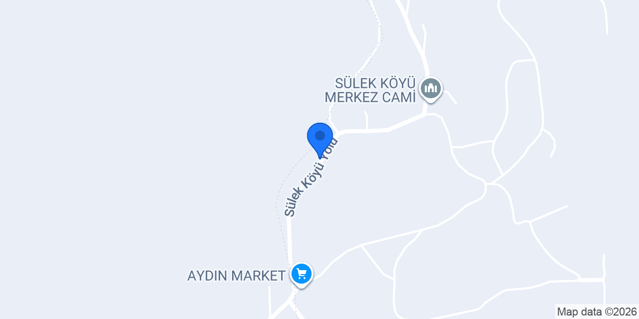 Sülek İlköğretim Okulu konumu