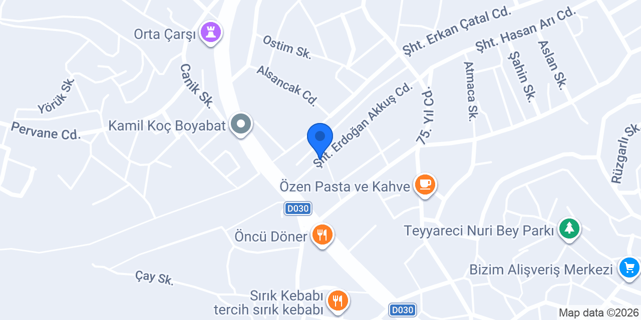 Boyabat Okul Servisi konumu