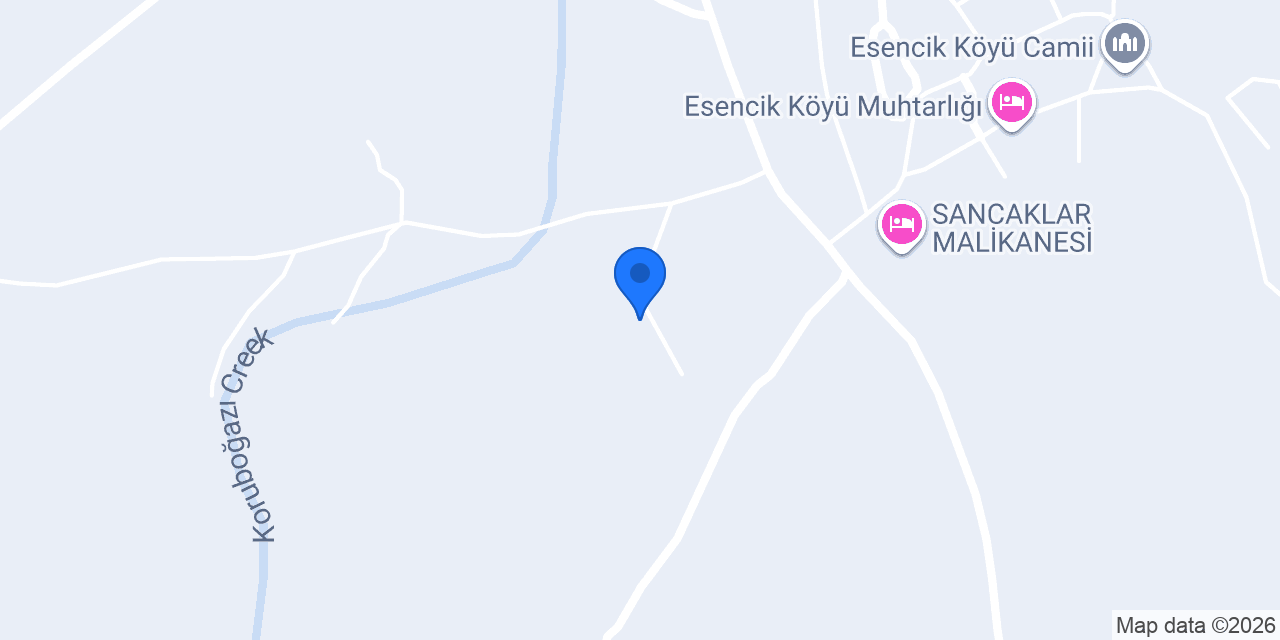 Esencik Un Değirmeni konumu