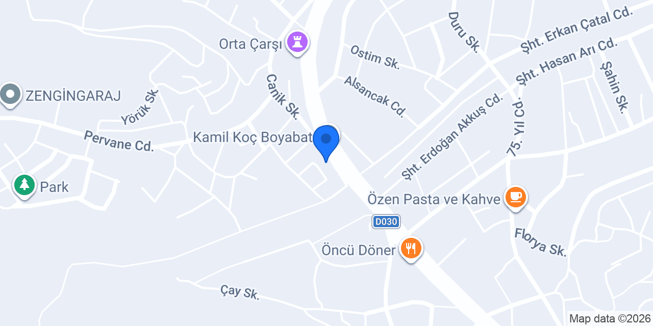 Yeni İnan Turizm konumu