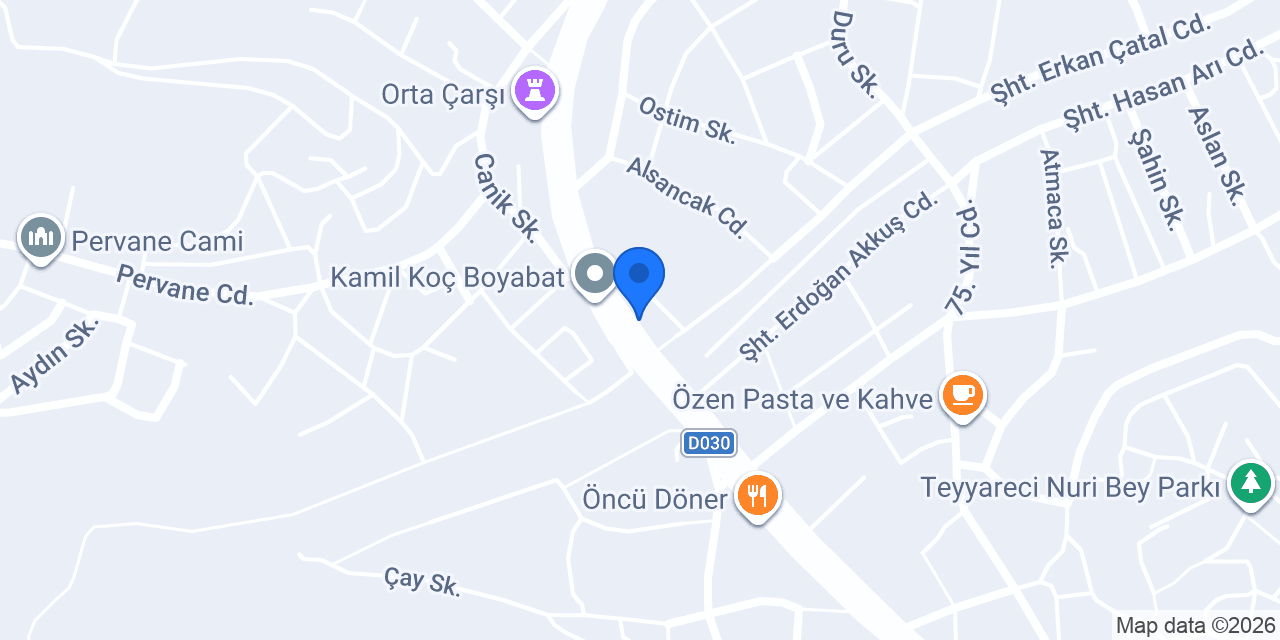 Ulutaş Doğalgaz konumu