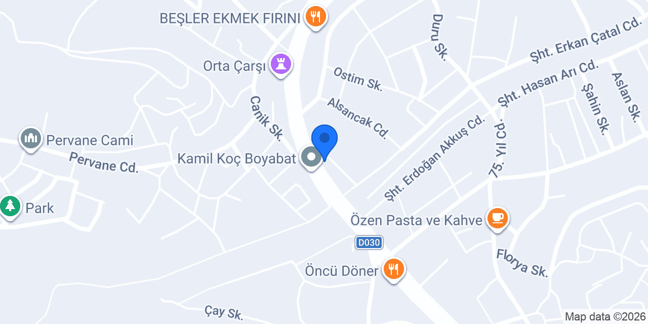 kırtasiyece konumu