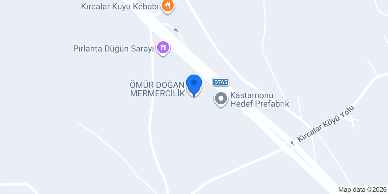 ÖMÜR DOĞAN MERMERCİLİK konumu