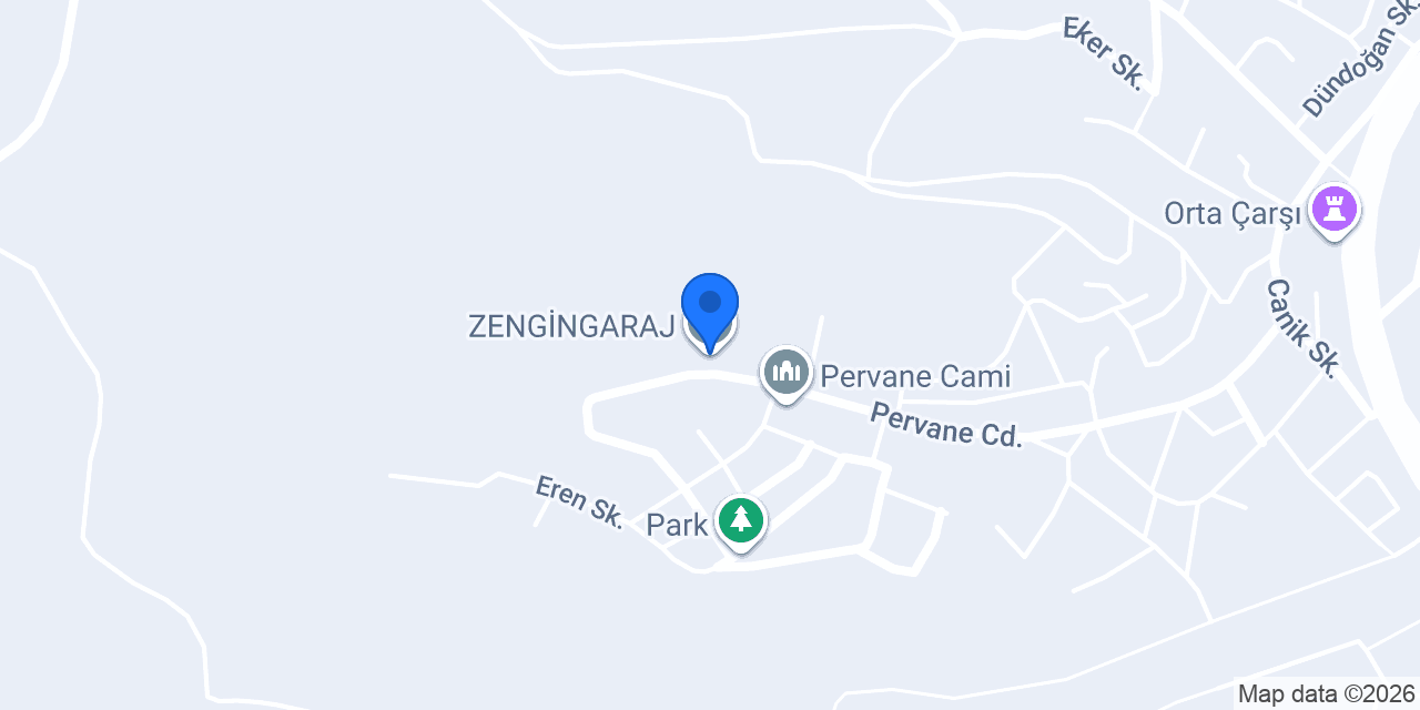 ZENGİNGARAJ konumu