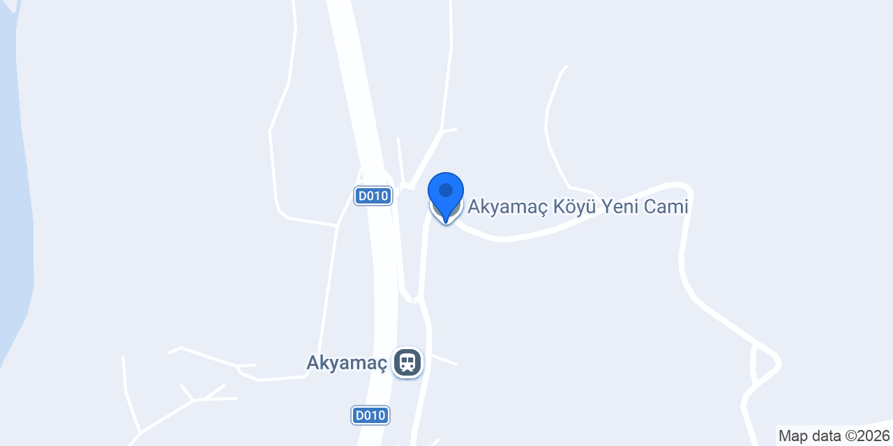 Akyamaç Köyü Yeni Cami konumu