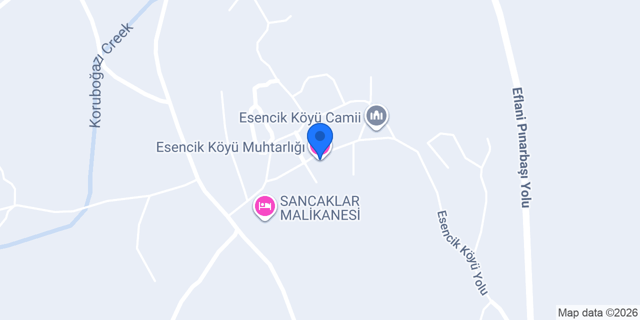 Esencik Köyü Muhtarlığı konumu