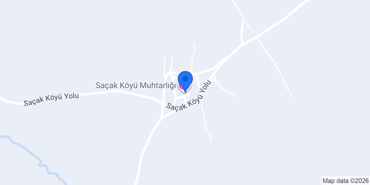 Saçak Köyü Muhtarlığı konumu