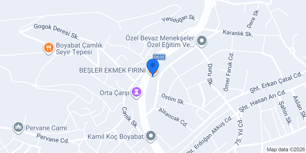 BEŞLER EKMEK FIRINI konumu