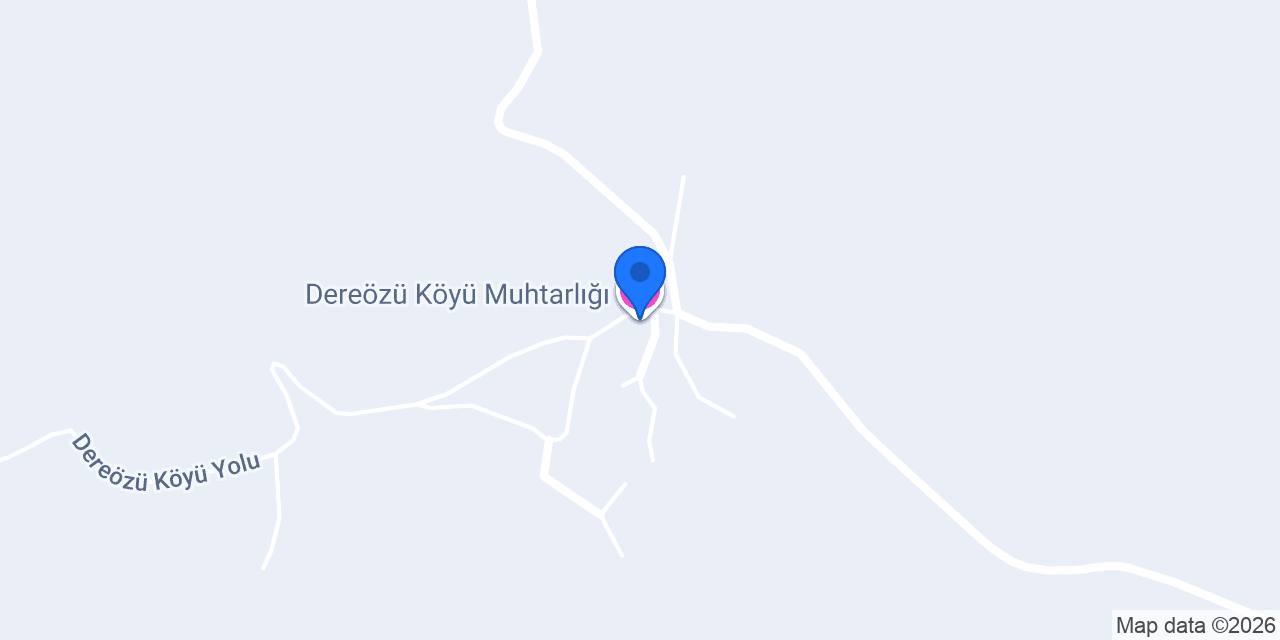 Dereözü Köyü Muhtarlığı konumu
