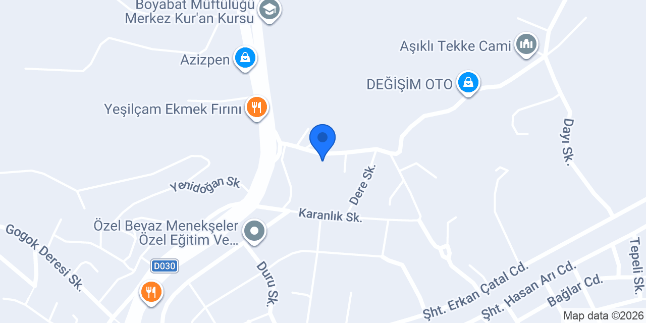 Okutan Kereste konumu