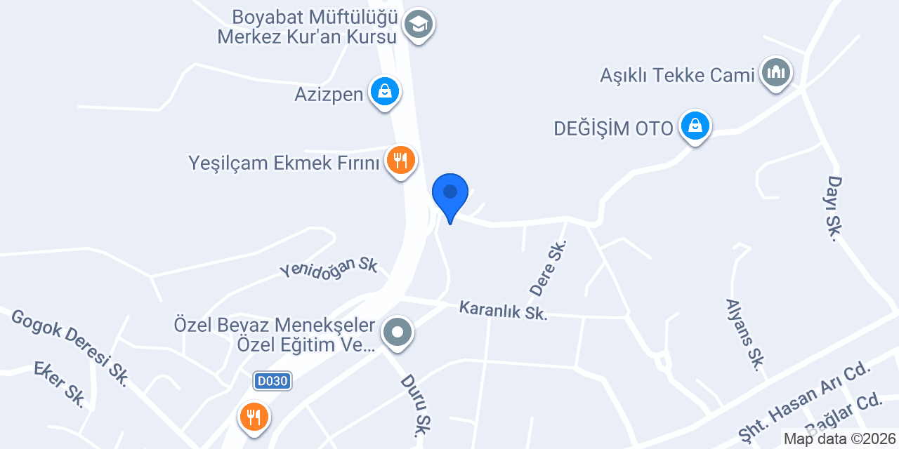 Kizilirmak Birlik Pirinç Fabrikas konumu