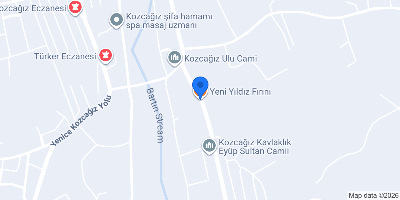 Yeni Yıldız Fırını konumu