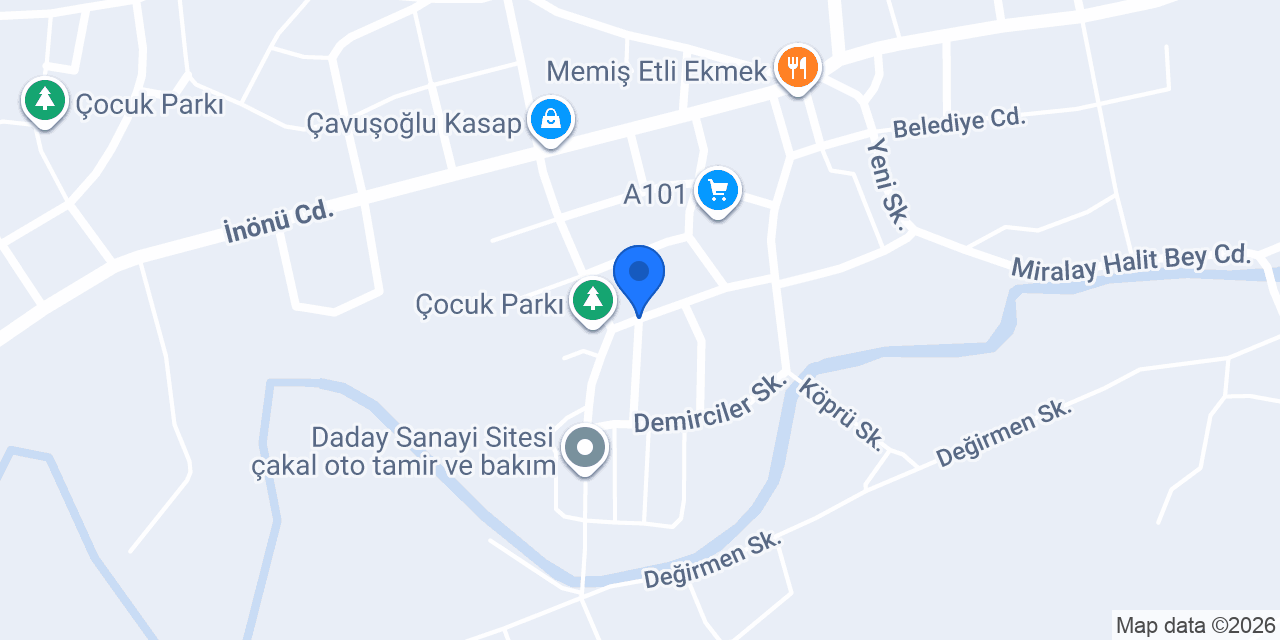 BK garaj konumu