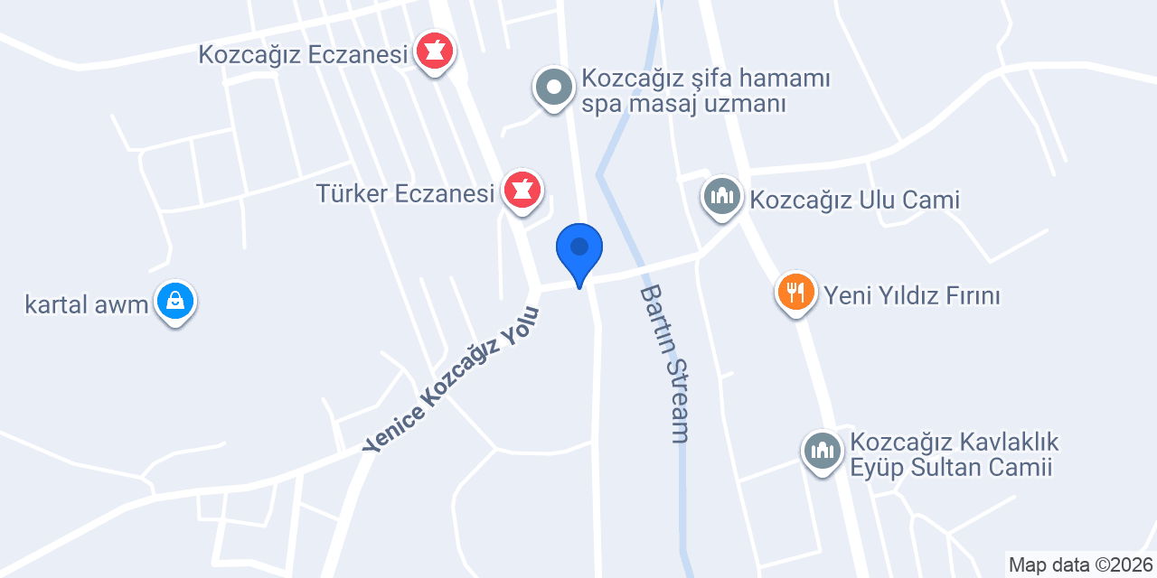 KOZCAGİZ TAKSİ konumu