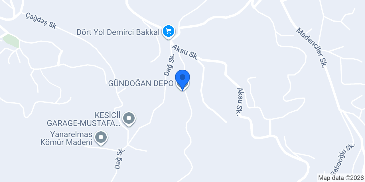 GÜNDOĞAN DEPO konumu